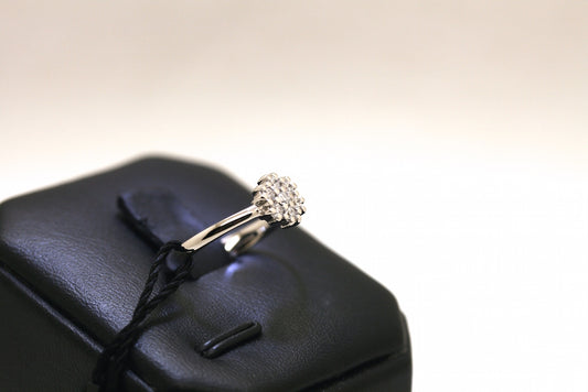 Anello Solitario Fiore