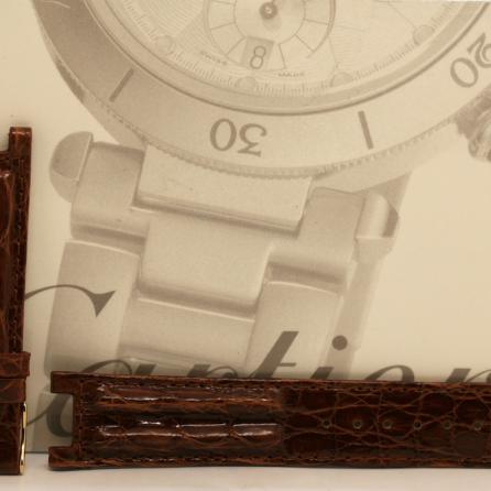 Cinturino Cartier - Pelle di coccodrillo - Marrone - Pasquale Parisi