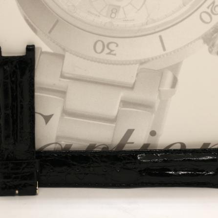 Cinturino Cartier - Pelle di coccodrillo - Nero - Pasquale Parisi