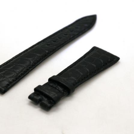 Cinturino Patek Philippe - Pelle di coccodrillo - Nero