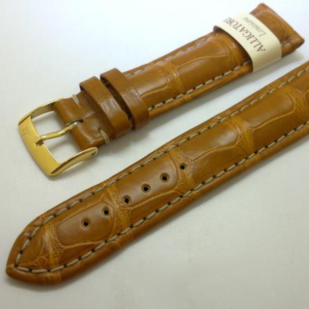 Cinturino Breitling - Pelle di alligatore - Cuoio