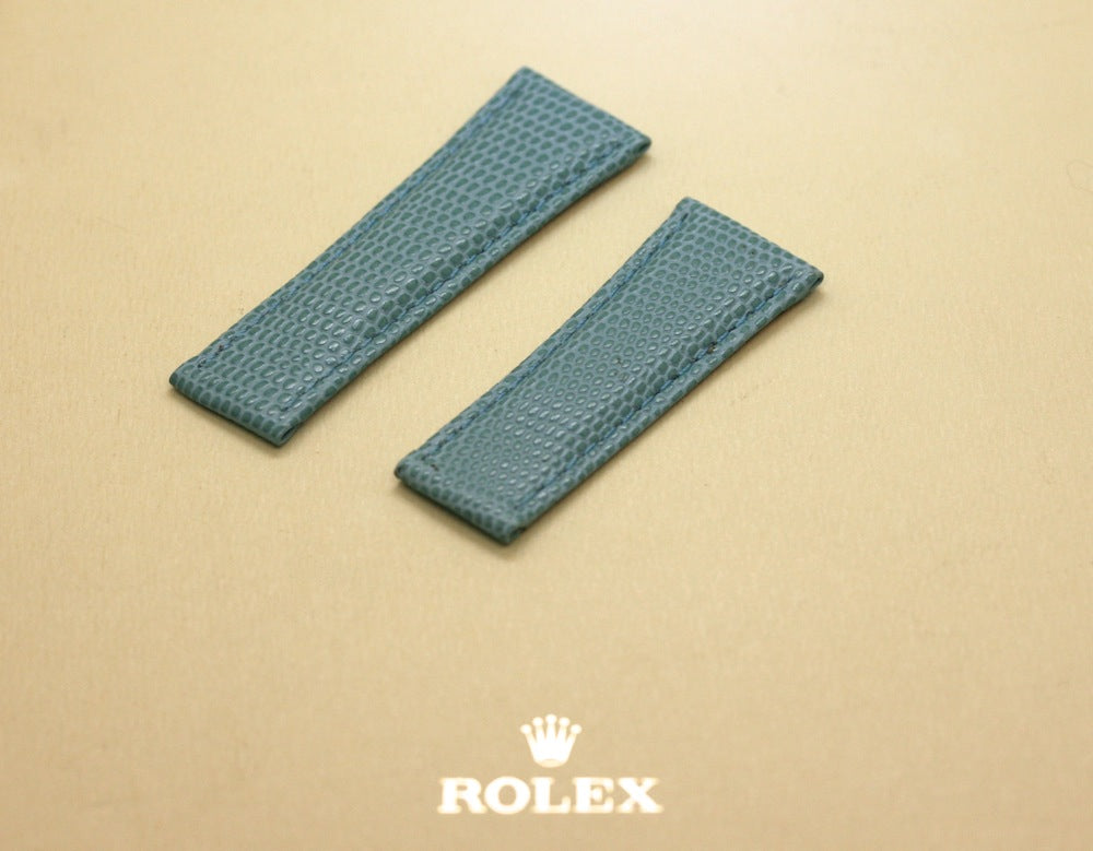 Cinturino Rolex Daytona - Pelle di lucertola - Azzurro