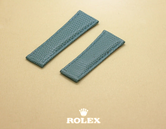 Cinturino Rolex Daytona - Pelle di lucertola - Azzurro