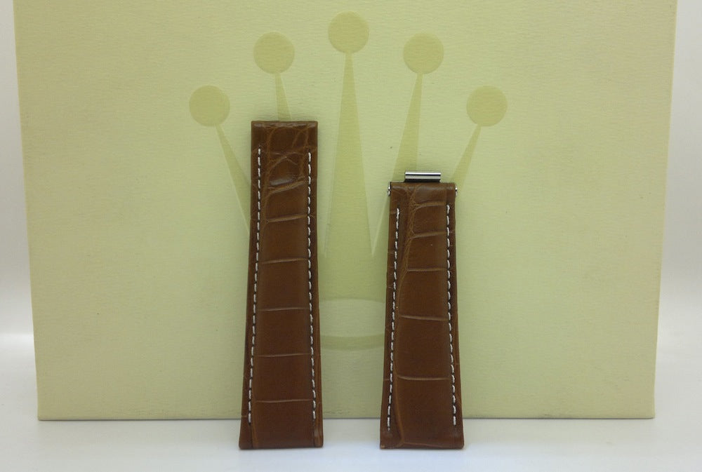 Cinturino Rolex - Pelle di alligatore - Cuoio