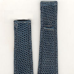 Cinturino Rolex - Pelle di lucertola - Blu