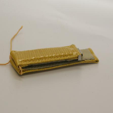 Cinturino Rolex - Pelle di lucertola - Giallo