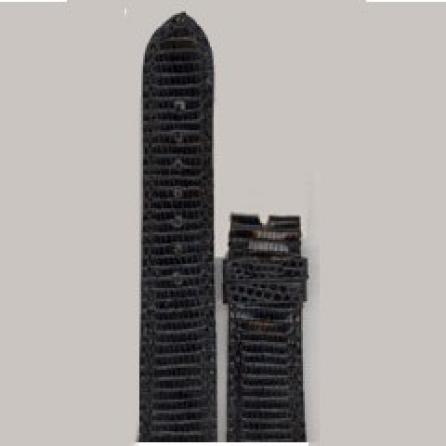 Cinturino Rolex - Pelle di lucertola - Nero