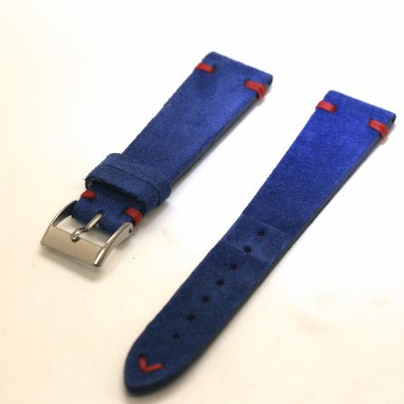 Cinturino - Scamosciato - Blu