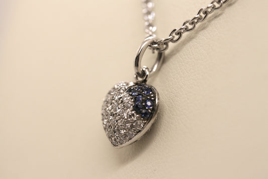 Collana Girocollo Cuore Pavè