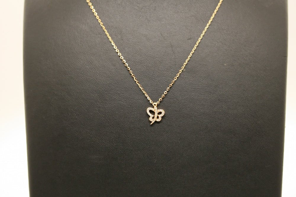 Collana Farfalla oro rosa - Pasquale Parisi