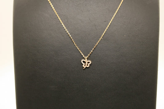Collana Farfalla oro rosa