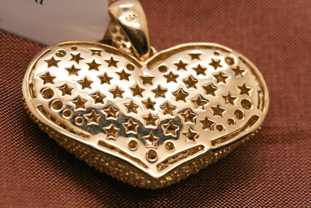 Ciondolo Cuore Pavé