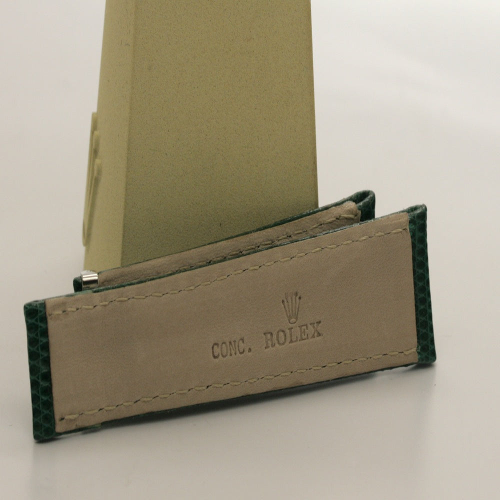 Cinturino per Rolex Pelle di coccodrillo Verde