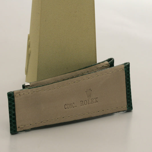 Cinturino per Rolex Pelle di coccodrillo Verde