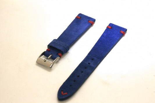 Cinturino Scamosciato Colore  Blu
