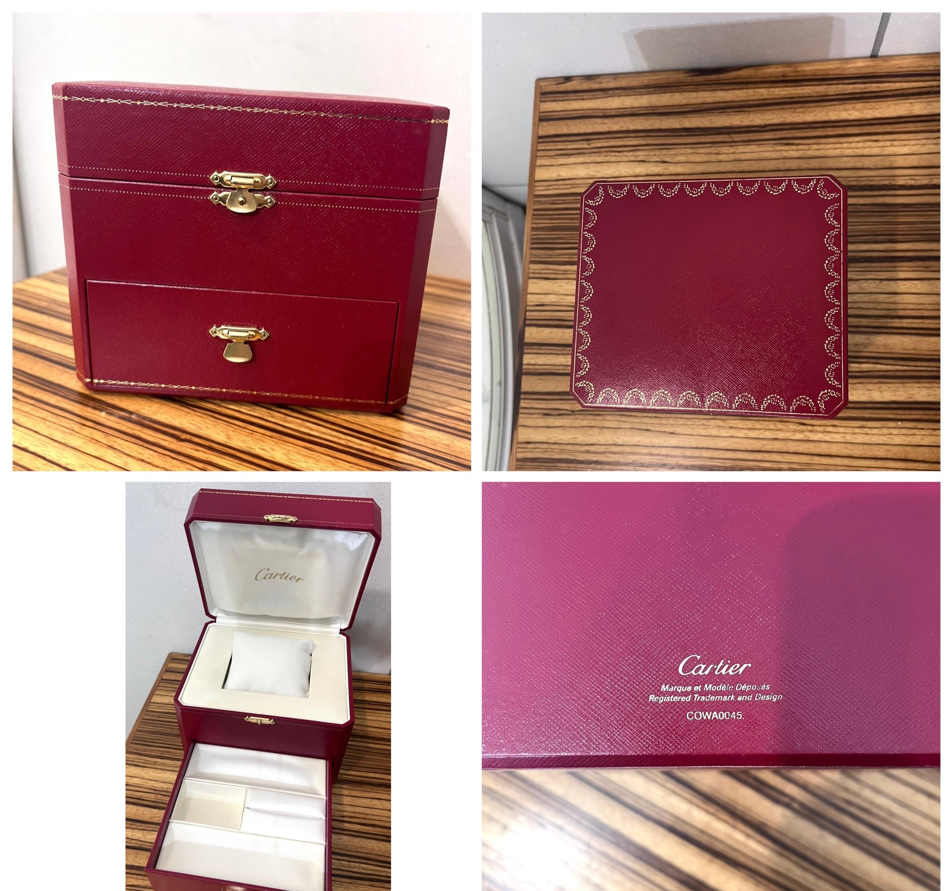 Scatola per Orologio e Porta Gioielli Cartier Originale - Pasquale Parisi