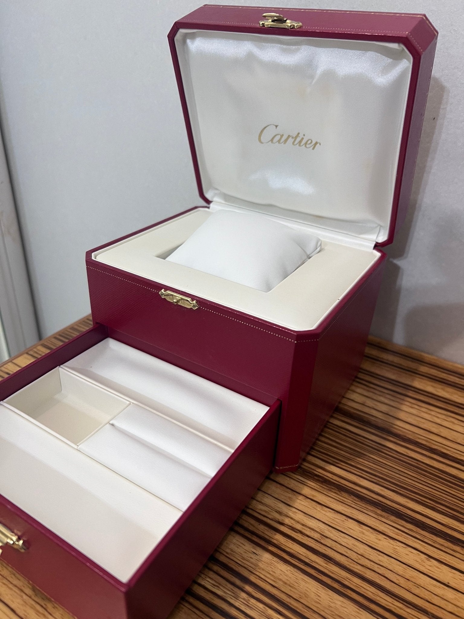 Scatola per Orologio e Porta Gioielli Cartier Originale - Pasquale Parisi