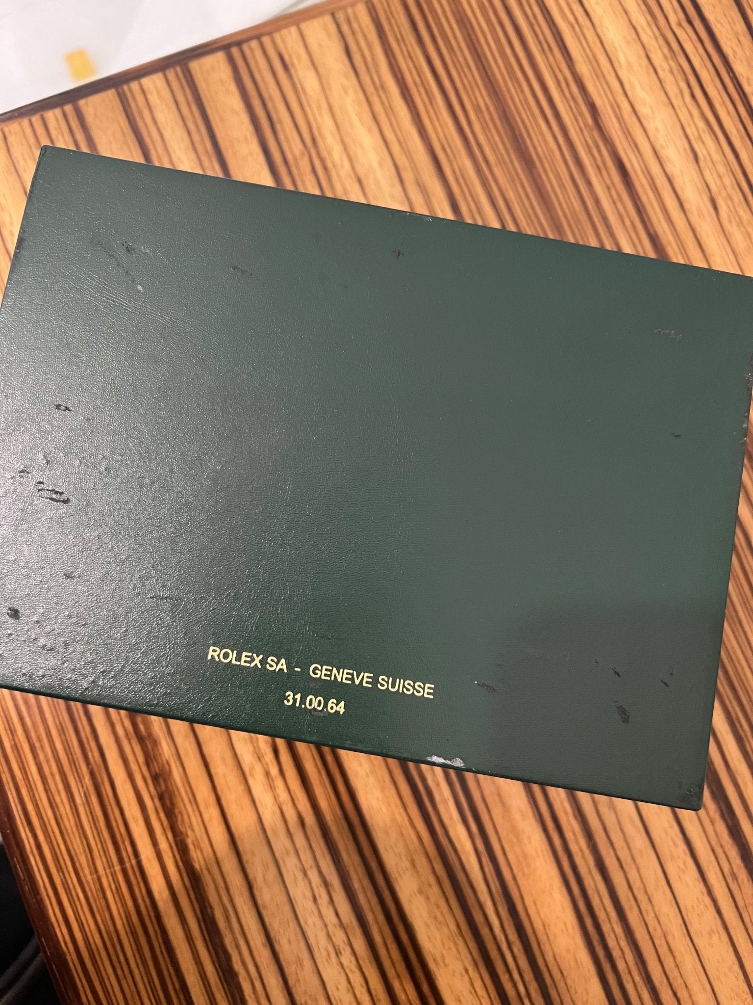 Scatola Rolex Originale Referenza 31.00.64